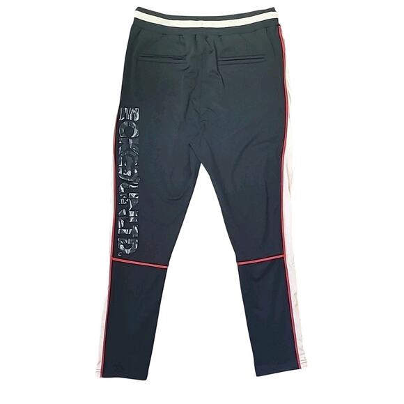 Vintage Marc Ecko Unltd Sweatpants Men’s L Black Red Rhino Logo - Picture 2 of 11